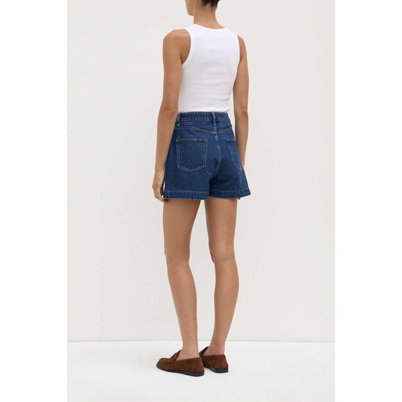 Assembly Label Boxy Denim Short Heritage Blue image number 1